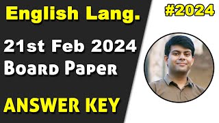 English Language 2024 Paper Solved  Answers of Grammar amp Paper Discussion  ICSE Class 10th English [upl. by Ehman]