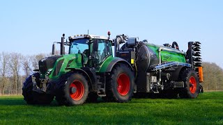 2024  Fendt 828  Zodebemesten  Schimmel Overberg  Kaweco  Injection slurry  Gülle ausbringen [upl. by Kiryt446]