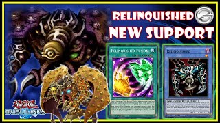 Yugioh Duel Links  Relinquished Deck 2022  With New Support  遊戯王デュエルリンクス [upl. by Sahc]