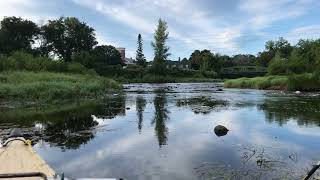 Great Chazy river downtown Champlain NY [upl. by Airehtfele]