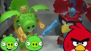 Angry Birds Transformers  Super Red Bird and Pig Review  Protoman [upl. by Pickford]