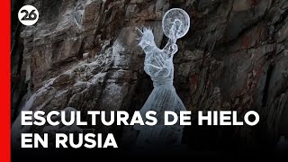 RUSIA  Festival de esculturas de hielo [upl. by Leviram]