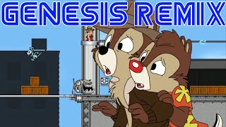 Chip N Dale Rescue Rangers Theme Sega Genesis Remix [upl. by Sinnaiy]