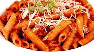 घर पर आसान तरीके से बनाये पास्ता  Red Sauce Pasta Recipe [upl. by Enutrof]