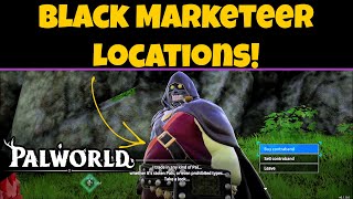 Palworld Black Marketeer Locations  Black Market Pal Merchant [upl. by Alburga]