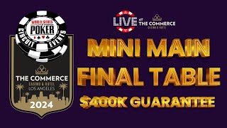 WSOP CIRCUIT Mini Main Event Final Table [upl. by Ruhtracm]