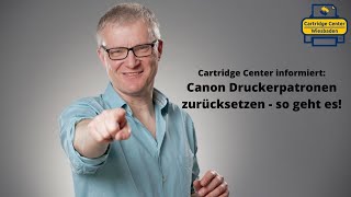 Canon Druckerpatronen zurücksetzen Video [upl. by Karlie]