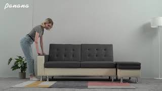 Multifunctional sofa bed with storage [upl. by Lupita]