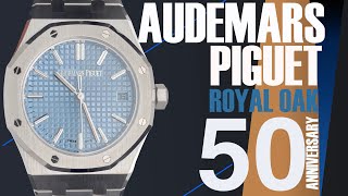 Audemars Piguet Royal Oak Automatic 37mm 50th Anniversary 15550STOO1356ST04 [upl. by Jaclin918]