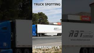 TRUCK SPOTTING 00990  BARSTOW automobile semi trucking [upl. by Akit]