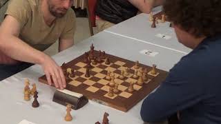 GM Anton Korobov  GM Alexander Grischuk Grunfeld defense Blitz chess [upl. by Rianon]