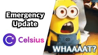 Celsius STOPS Withdrawals  Emergency Update  Celsius Network [upl. by Hirasuna]