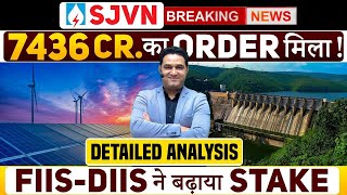 ख़ुशख़बरी  SJVN को मिला 7436 करोड़ का Order  SJVN News  SJVN Share Analysis realscalpervipul [upl. by Swarts]