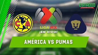 América vs Pumas  EN VIVO  Estadio Deportes [upl. by Nittirb]