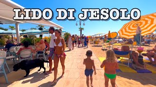 LIDO DI JESOLO ITALY 🇮🇹 WALKING TOUR 4K [upl. by Chaffinch232]