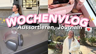 AUSSORTIEREN JOURNALN ME TIME  Wochenvlog  Hannah Theresa [upl. by Nnayllas]