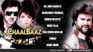 quotChaalbaazquot Movie Full Songs  Sunny Deol Sridevi Rajnikant  Jukebox [upl. by Joleen]