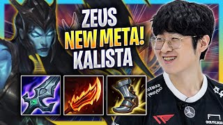 ZEUS CRAZY NEW META KALISTA TOP  T1 Zeus Plays Kalista TOP vs Malphite  Season 2023 [upl. by Gabrielson]