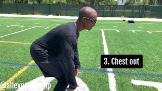 DB Tips DB Tips 3 Keys to the Proper Press Man Stance [upl. by Ridinger]