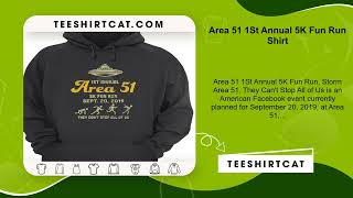 Area 51 1St Annual 5K Fun Run Shirt [upl. by Trefor]