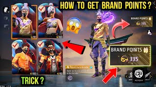 How To Get Brand Points in Free Fire  Brand Points Rewards Unlock  Free Fire Brand Point [upl. by Ahsaya563]