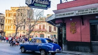 El Floridita Bar a historic cocktail bar in Havana Cuba [upl. by Dora]