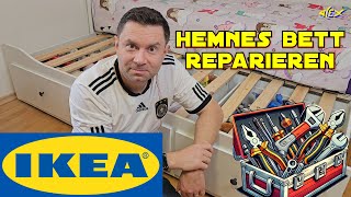 🔴 IKEA HEMNES Bett Reparatur und Schritt für Schritt Anleitung [upl. by Artek]