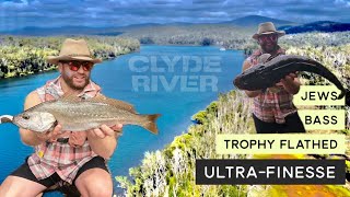 Batemans Bay KEEPS DELIVERING Jewfish  Trophy Flathead  Bass fishing  camping from kayak [upl. by Tri966]