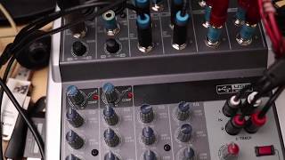 UNBOXING and REVIEW MIXER XENYX Q802USB [upl. by Jegar]