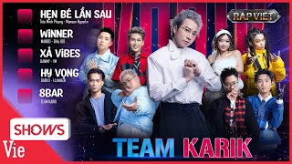 Tổng hợp tiết mục VÒNG ĐỐI ĐẦU  Team Karik đội hình nhiều nón vàng nhất RAP VIỆT 2024 [upl. by Ettennaj]