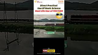 basic science real life Use of friction physics shorts viralvideo force yt [upl. by Ennairek]