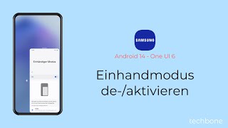 Einhandmodus aktivieren oder deaktivieren  Samsung Android 14  One UI 6 [upl. by Jobey]