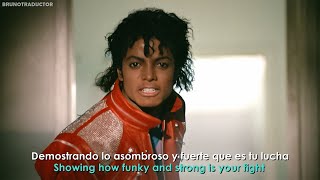 Michael Jackson  Beat It  Lyrics  Español  Video Official [upl. by Irodim855]