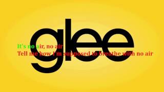 Glee  No air Karaoke [upl. by Marijo75]