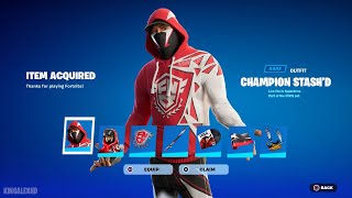 How To Get Champion Stashd Skin NOW FREE In Fortnite Unlocked Champion Stashd Bundle [upl. by Notxam69]