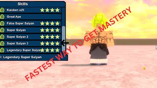 Fastest Way To Get Mastery In Dragon Ball Online Generations [upl. by Walrath]