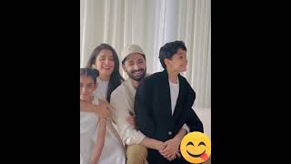 Danish Taimoor Ayeza khan  Son and daughter Very nice family  😘🥰😍😂😘🥰😍😄 [upl. by Pet]