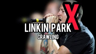 LINKIN PARK  CRAWLING I acoustic karaoke song with lyrics [upl. by Reinald400]