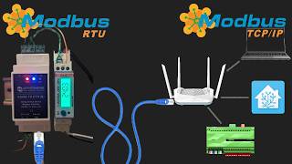 Converting Modbus RTU485 to TCPIP with Waveshare [upl. by Keary716]