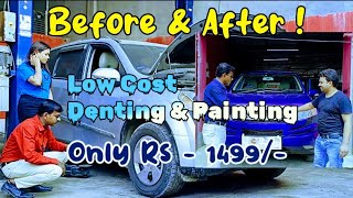 Car service Before amp After  Low Price Denting amp Painting  Only Rs  1499  IndiaTubeAuto [upl. by Akla]