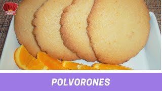 COMO HACER UNOS POLVORONES SABOR NARANJA Complaciendo Paladares [upl. by Stulin]