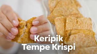 KERIPIK TEMPE KERING KRISPI  RESEP KRIUK GARING BUAT CEMILAN [upl. by Lazare]