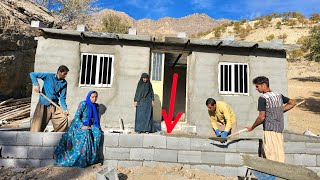 Building a house porch in the mountains [upl. by Kcirdet]