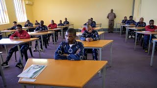 National Commissioner Makgothi Thobakgale monitors 2024 Matric exams at Usethubeni School [upl. by Yevrah572]