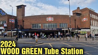 WOOD GREEN Underground Station 2024 [upl. by Thatch]