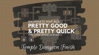 Filling in the Temple Dungeon in INKARNATE in about 20 minutes TIME LAPSE [upl. by Inajar627]