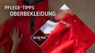 GORETEX Oberbekleidung Jacke amp Hose richtig waschen  Pflegetipps [upl. by Ana]