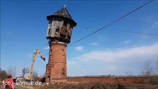 Abriss Wasserturm Staßfurt [upl. by Colt]