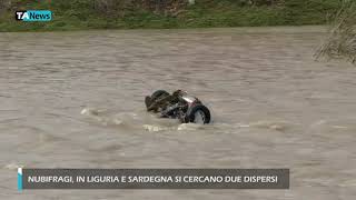 Nubifragi in Liguria e Sardegna si cercano due dispersi [upl. by Paulita252]