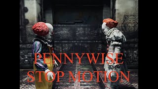 PENNYWISE MEETS PENNYWISE IT Stop Motion Short animation stopmotion it actionfigure [upl. by Agan]